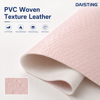Feuille de similicuir PVC tissée texture croco, tissu synthétique vegan Rexine pour sacs à main, revêtements de canapé, panneaux muraux, vente en gros en rouleau