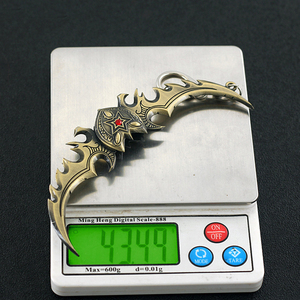 Gioco World of Warcraft Warglaive of Azzinoth Sword Mini arma 12cm 43g portachiavi in metallo - Product Image 4