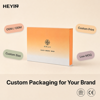 Boîte cadeau magnétique avec insert en papier, logo personnalisé imprimé, boîte rigide pour l'emballage de produits alimentaires, de soins de la peau et de produits de santé
