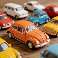 Figurine Seni Piramida Religius 3D Resin Buatan Tangan dengan Ukuran Kustom dan Lukisan Tangan - Model Kendaraan Konstruksi Mobil/Motor/Truk untuk Rumah