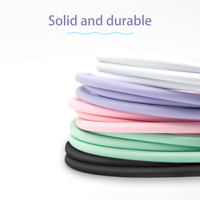 Kabel pengisian daya cepat, kabel Data TPE Tipe C 3A 60W untuk Iphone 17 Pro Max.