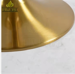 قاعدة طاولة من التوليب الأكثر مبيعًا من النحاس الأصفر والبرونز والذهب مع أرجل من الفولاذ المقاوم للصدأ SS304 - Product Image 6