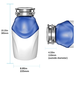 Nhà Máy Trực Tiếp Thép Không Gỉ Nhà Bếp Chất Thải Thực Phẩm Shredder Bền Điện Thông Minh Xử Lý Xử Lý Rác Thải 0.5 HP DC Động Cơ - Product Image 2