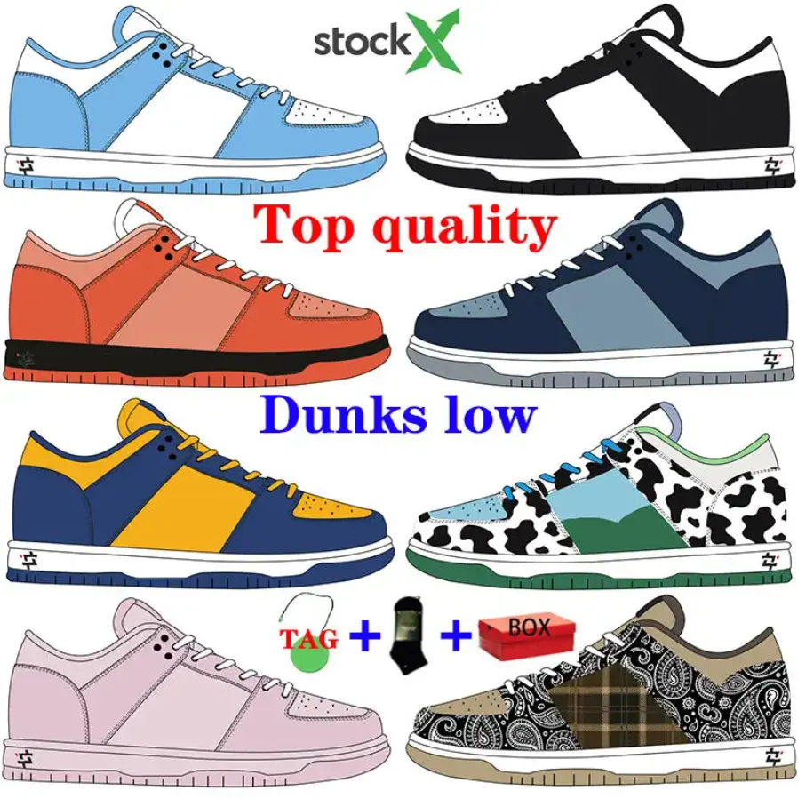 OG Quality LOW SB DUNKS Black and White Panda Sneakers Slow Walking Casual Shoes Men's Basketball Shoes SB DUNKS