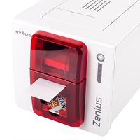 Imprimante de cartes d'identité Evolis Zenius Direct to Card, simple ou double face, pour cartes PVC CR80, badges d'employés, cartes de visiteur, cartes NFC intelligentes, impression par lots
