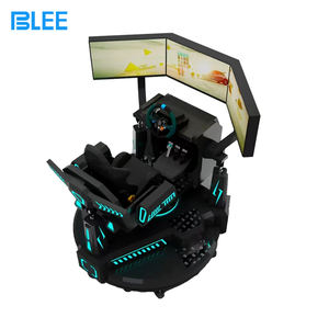 Simulateur de conduite de voiture Vr à grande vitesse 6 DOF 3 Screen Vritual Reality Amusement Park <span class=keywords><strong>4d</strong></span> Simulateur de course de voitures pour <span class=keywords><strong>parc</strong></span> à thème VR - Product Image 2