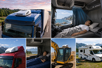 Nouvelle climatisation de voiture 12V avec réfrigérant R134A, condenseur 12 volts pour climatiseur de camion