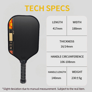 ไม้พายพิคเคิลบอลรุ่นลิมิเต็ดอิดิชั่นปีม้า 2026 เบน จอห์นส์ โปร ไอวี 16 มม. 14 มม. GEN 4 TFP คอร์ ได้รับการรับรองจาก USAPA UPA-A - Product Image 2