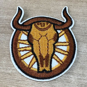 بيع بالجملة عالية الجودة الولايات المتحدة الأمريكية موضوع قبعة حذاء الصبار صياد تصميم الحديد على بقع التطريز لطيف للقبعة - Product Image 5