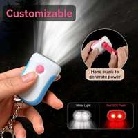 Lampe de poche LED d'urgence portable rechargeable, lampe de secours à manivelle pour kits d'urgence