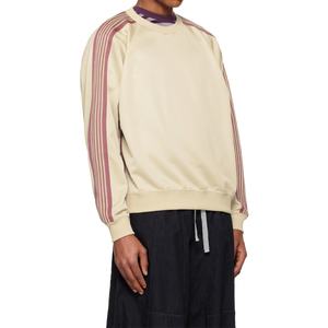 Suéter Personalizado con Logotipo, Unisex, Cuello Redondo, Algodón y Poliéster, Tejido Interlock, Sudadera con Ribete de Punto a Rayas, Tallas Grandes - Product Image 2