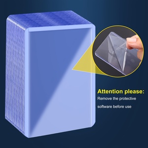Frinal Premium <b>Plastic</b> Trading Card Protector 3x4 35Pt Hard with Soft Sleeves No Logo & No Closure Collectible Cards TL007 China - Product Image 5