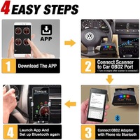 Precio de fábrica Vgate iCar Pro Bluetooth 3,0 ELM327 OBD2 escáner Compatible con Android Car Auto herramienta de diagnóstico lector de código