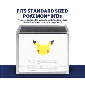 Espositore Scorrevole in Acrilico Moderno ed Ecologico Personalizzato con Coperchio Magnetico per Carte Pokémon ETB - Facile da Usare - Product Image 2
