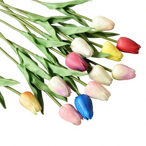Fiori Artificiali in PU, Mini <span class=keywords><strong>Tulipani</strong></span> <span class=keywords><strong>Dipinti</strong></span>, Vendita all'Ingrosso Transfrontaliera su AliExpress, Bouquet Finti per Matrimoni, Decorazioni per la Casa, Accessori per Foto - Product Image 1