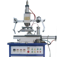 Mesin Press Panas Permukaan Bulat Semi-Otomatis Pneumatik TJ-28 untuk Hot Foil Stamping pada Pulpen, Pensil, Botol Kosmetik, dan Botol Kaca