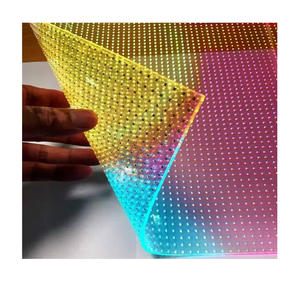 Écran d'affichage de rideau à LED transparent ultra-mince en gros pour les centres commerciaux magasins de détail Style chaud grande promotion de salon automobile - Product Image 1