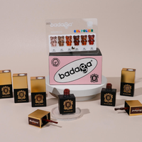 Vernis à ongles en gel UV tendance rouge bordeaux coloré à effet soak-off de la marque Badaga, vernis à ongles longue durée, fournitures pour ongles