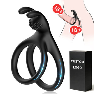 Masseur prostatique portable de haute qualité, jouet sexuel en silicone, anneau vibrant pour homme, produit sexuel pour une durée prolongée - Product Image 1