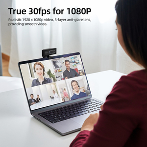 Windows Hello Type-C Webcam 4K <span class=keywords><strong>Full</strong></span> <span class=keywords><strong>HD</strong></span> Cámara Web en línea Micrófono ANC incorporado para conferencias Videollamadas - Product Image 5