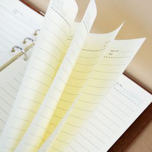 Promotion Personalised Wholesale A5 Custom Luxury Pu Leather Hardcover Loose-Leaf Notebook Business 80 Sheets Organizer/<b>Planner</b> - Product Image 4