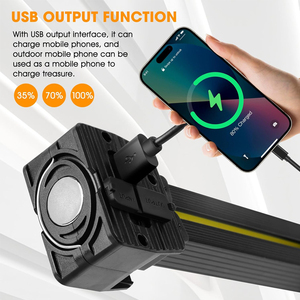 Lampe de travail COB magnétique rechargeable USB à intensité variable pour gym, pliable à 180 degrés pour <span class=keywords><strong>pose</strong></span> et utilisation portative - Product Image 3