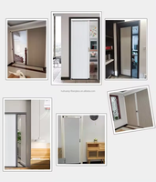 Stores alvéolaires modernes améliorés en tissu écologique filtrant la lumière, sans cordon, avec cadre en aluminium, pour fenêtre coulissante horizontale, résistants aux insectes 5