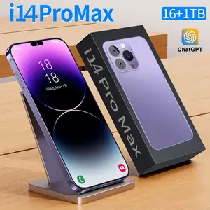 Smartphone 5G d'origine pour 14 Pro Max Smart Phone i14 15 16G 1TB téléphone portable livraison directe débloqué pas cher telefono inteligente