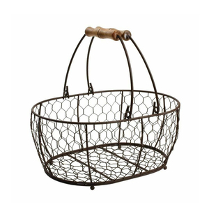 Cestas de Frutas de Hierro de Alta Calidad, Cesta de Almacenamiento de Ropa de Hierro Forjado de Alta Calidad - Product Image 1