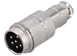 GX16 popo ortak tipi erkek tak dişli kablo montaj lehim gümüş GX16 2/3/4/5/6/7/8/9/10 Pin popo ortak erkek tak - Product Image 5