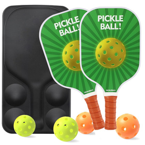 Juego de palas de Pickleball con pelotas, bolsa de malla, mango antideslizante, equipo de entretenimiento al aire libre, 12 piezas - Product Image 3