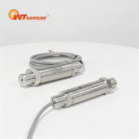 Transmetteur de pression d'hydrogène plaqué or, antidéflagrant, entièrement soudé, anti-perméation d'hydrogène, capteur à filetage arrière, SS304, OEM ODM