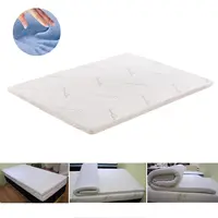 Colchón de espuma viscoelástica de bambú comprimido, tamaño único, hoja de espuma de alta densidad para colchón, cama, colchón en caja