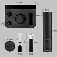 Ouvre-bouteille électrique pour vin, tire-bouchon électrique, kit rechargeable, tire-bouchon électrique, ensemble d'ouvre-bouteille à vin