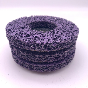 4-1/2 "x 7/8" màu tím dễ dàng Poly Dải đĩa bánh xe thay thế đĩa sạch và dải đĩa sạch & Loại bỏ sơn rỉ sét và quá trình oxy hóa - Product Image 1