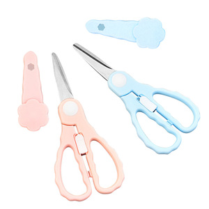 Tijeras Portátiles de Acero Inoxidable para Bebés y Niños Pequeños, Pueden Cortar Carne y Medicamentos para la Alimentación del Bebé - Product Image 1