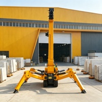 Grue araignée articulée de 3 tonnes, grue de levage compacte pour opérations en espace confiné