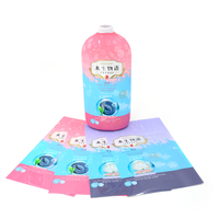 CMYK Pantone personnalisé coloré impression corps entier manchon thermorétractable Film Wrap étiquettes pour bouteille en plastique emballage manchon étiquette