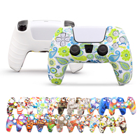 Pour PS5 Silicone Poignée Anti-dérapant Housse De Protection Console De Jeu Gamepad Mix Couleur Cas