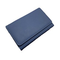 Portafolio de coche de promoción personalizada soporte de documentos manual de coche de regalo de negocios carpeta de documentos Manual de coche de cuero PU