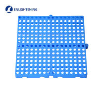Mini palette Euro en HDPE durable, réutilisable, empilable, entrée 4 directions, charge dynamique 1T, pour entrepôt, petits transport de marchandises, transport quotidien de marchandises