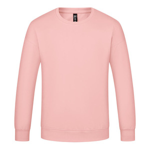 Sudadera de Cuello Redondo de Algodón Tencel, Color Sólido, Manga Larga, Uniforme de Trabajo, Ropa de Otoño - Product Image 3