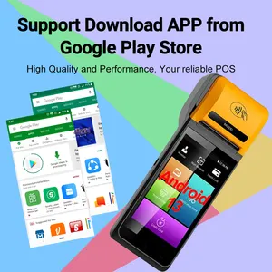 Haute qualité 5.99 pouces Android 8 facturation portable 4G tout en un Mobile NFC 4g portable Android mobile Pos Kassa Portable