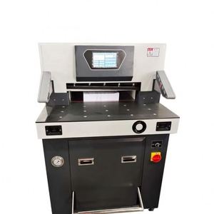 Taglierina Elettrica Idraulica Programmabile per Carta, Professionale, Veloce, <span class=keywords><strong>Formato</strong></span> <span class=keywords><strong>A4</strong></span>/A3, Misurazione Regolabile per Taglio Efficiente della Carta - Product Image 2