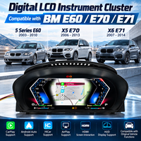 Dashboard Digital BMW E60 E70 E71 Seri 5 X5 X6 12.3" HD LCD Wireless CarPlay Android Auto Plug and Play Navigasi Profesional