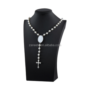 Collier de prière en perles de sublimation Zaneeta RTS, collier personnalisé, perles de prière vierges - Product Image 1
