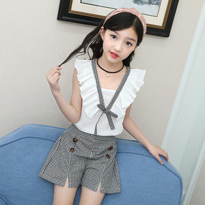 Conjunto Corto Chic de Boutique para Niñas, Muestras de Conjuntos de 2 Piezas para Niños, Ropa de Verano - Product Image 4