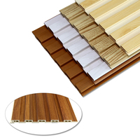 Décoration de chambre à coucher Kenya Plafond en PVC Panneau mural intérieur en bois Isolation phonique Panneau mural en PVC intérieur