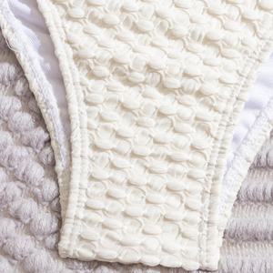 Bikini de Dos Piezas con Estampado Floral Personalizado de Alta Calidad, Traje de Baño de Talla Grande para Niñas, Fabricante de Ropa de Playa - Product Image 3