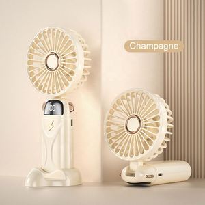 2026 New Arrivals Usb Rechargeable Portable Fan,Mini Small <b>Table</b> With Phone Holder Hand Held Handheld or Neck Fan - Product Image 2